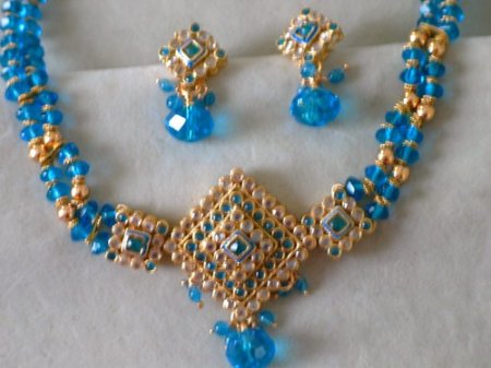 Coral,Crystal,Beads Jewellery designs | Indusladies