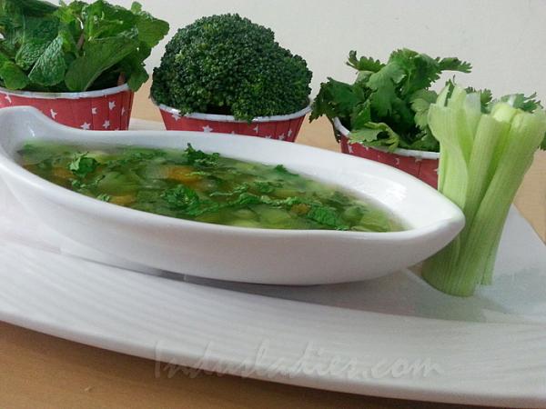 Chinese Clear Soup Or Spring Veg Soup